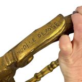 Vintage gold baroque mirror / wall mirror