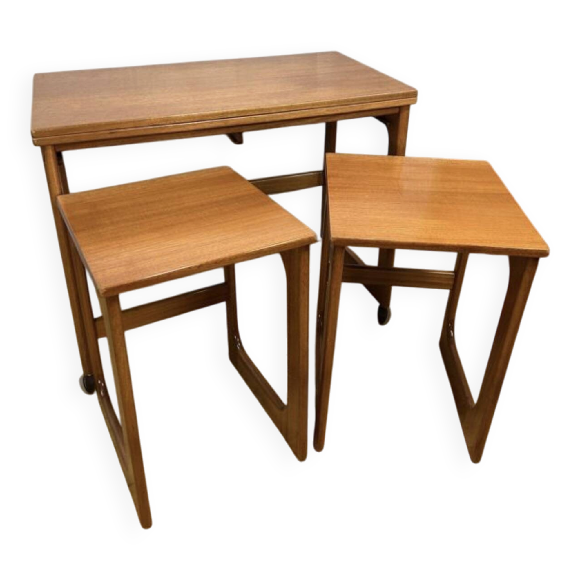 Mid Century Retro Teak Coffee Table / Nest of Tables by McIntosh Circa 1960