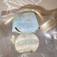 Pair of vintage molded glass wall sconces – 1960s – Condition of