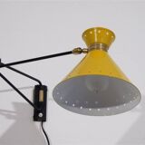 Lunel wall light with gallows design Rene Mathieu 1950