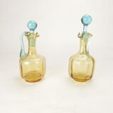 Old pair of George Sand decanters, Cristal de Portieux