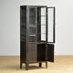 Polished iron medicine cabinet, 1930s
