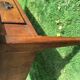 Solid wooden farm table mid-20th century