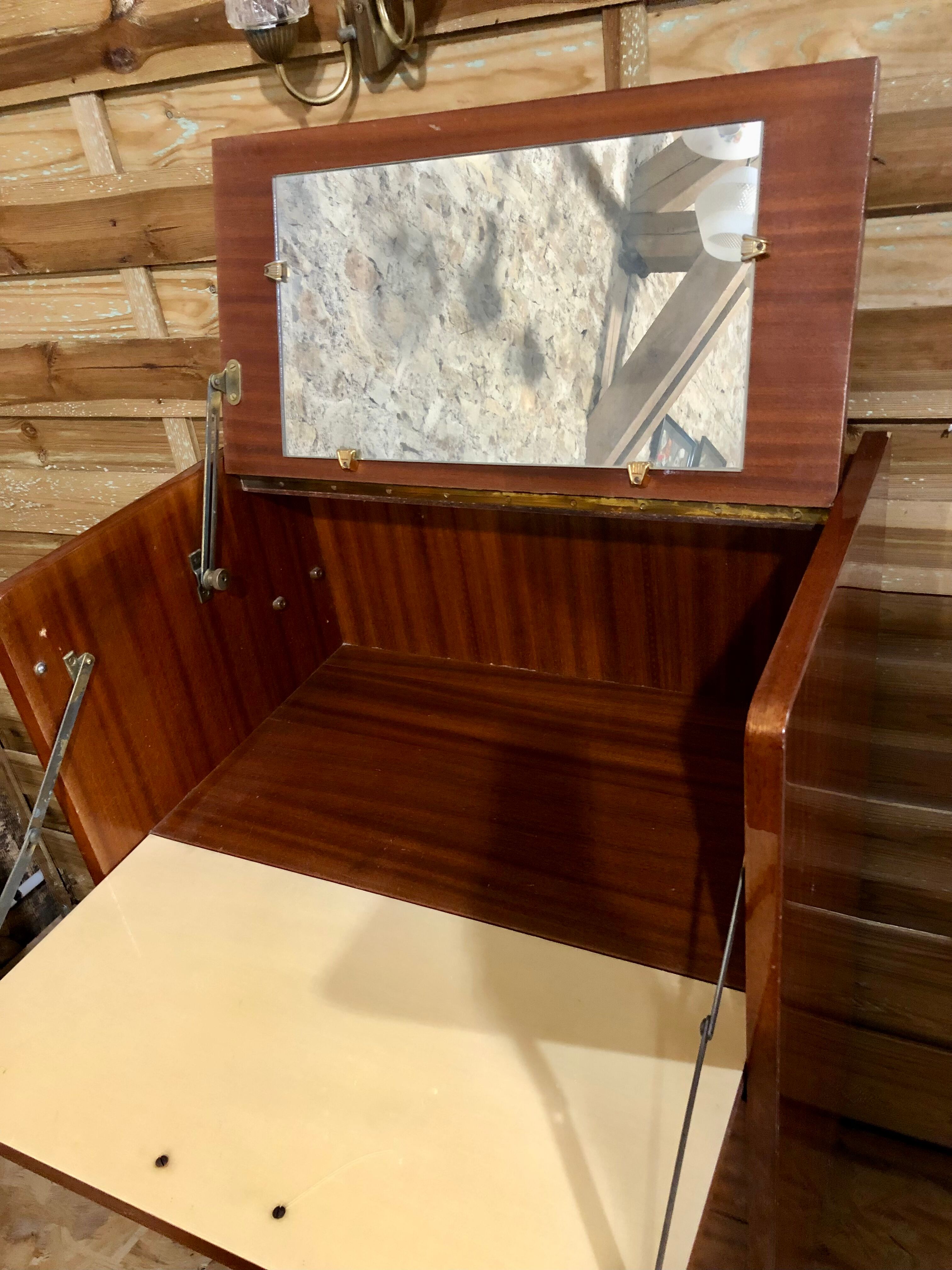 Varnished dressing table