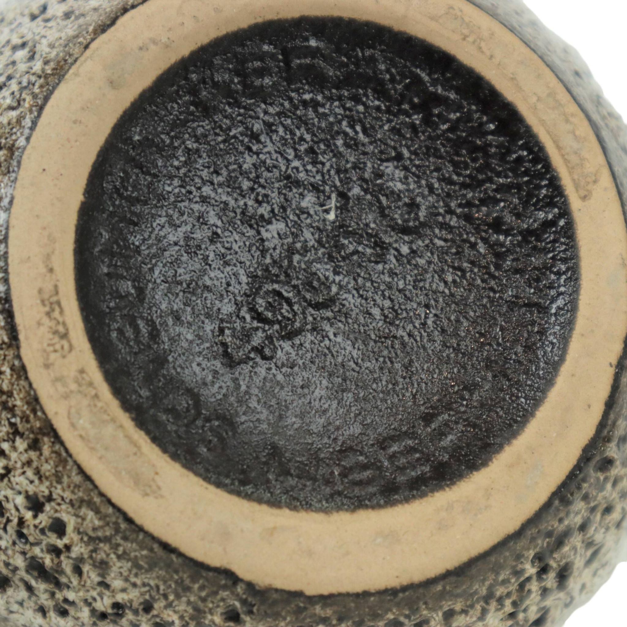Fat Lava Design Vase Allemagne de l’Ouest Poterie Scheurich Lora 496-18