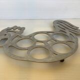 Rooster hen eggs trivet