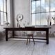 Table de ferme campagne noyer massif XL 250cm