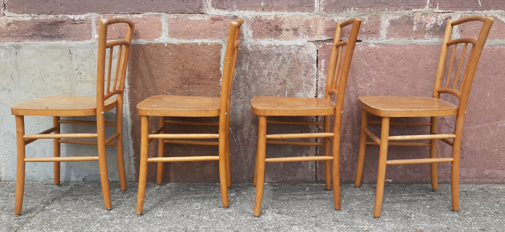 Chaises bistrot (Lot de 4 chaises)
