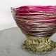 Italian Decorative Contemporary "Ogiva Basket" Purple Bowl by Gaetano Pesce