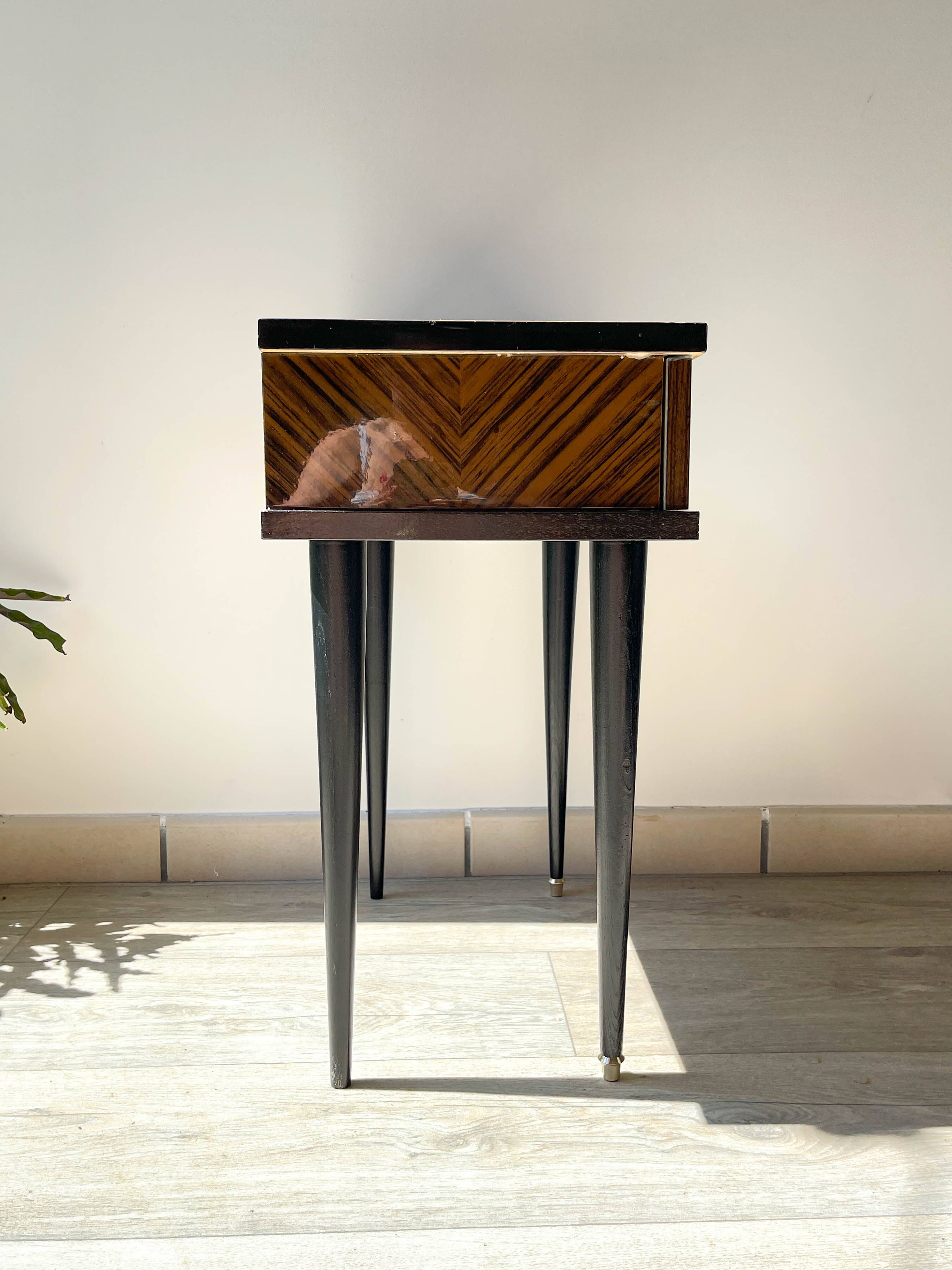 Vintage Formica bedside table, 1960s
