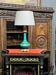 Lamp. Rare turquoise colour. Porcelain, gilded bronze.