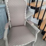 Restored pair of Voltaire armchairs