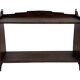 Art Deco wooden wall shelve rack bookshelf in dark wood minimalist