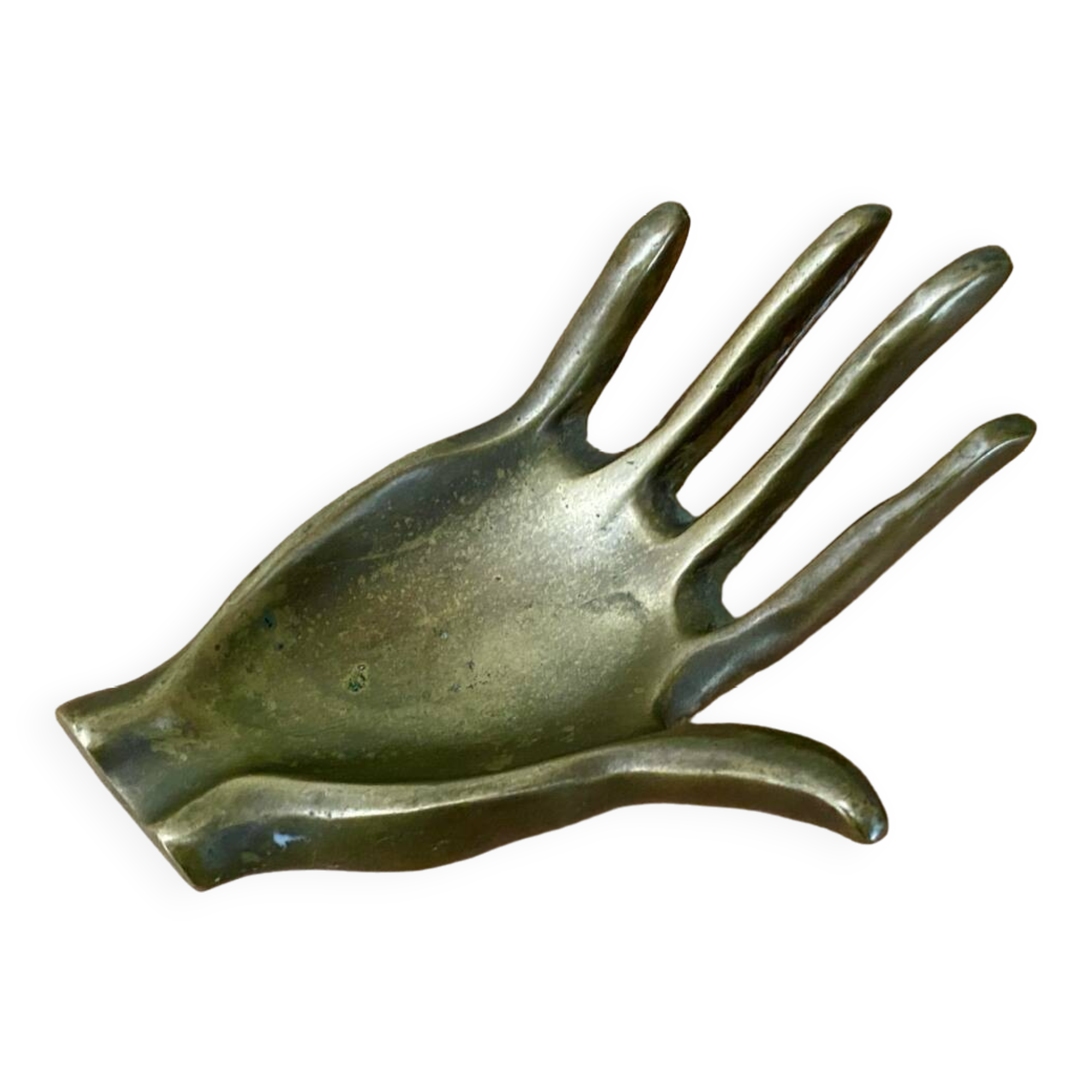 Ashtray brass hand