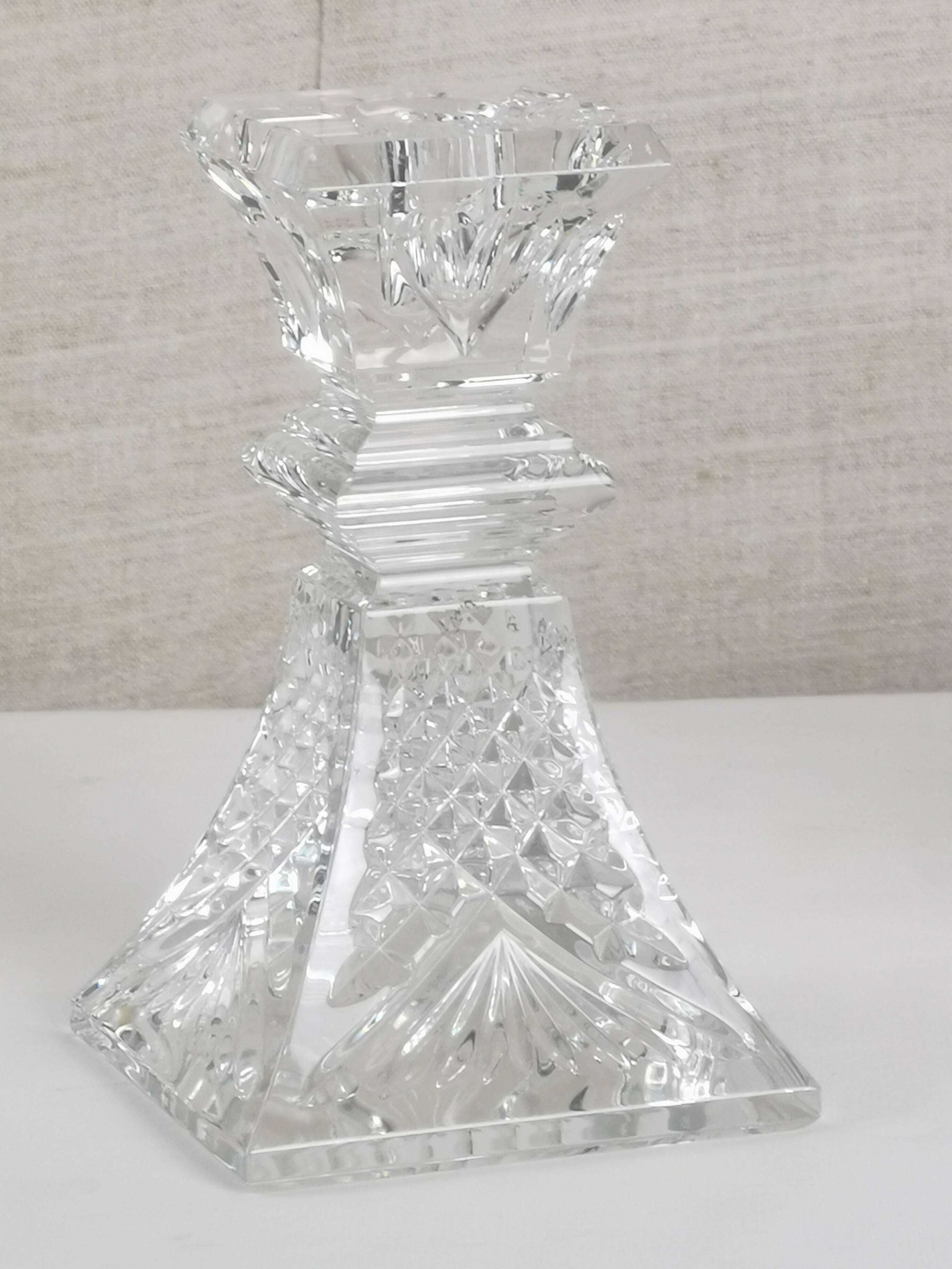 Pair of “waterford crystal” candle holders
