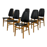 Beech chairs, norway brødrene sørheim, nesttun, 1950s/60s, vintage