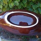 Fruit cup vintage 50s ceramic glazed style brutalist decoration butterflies