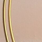 Brass lamp Bauhaus style 45 cm, 1970