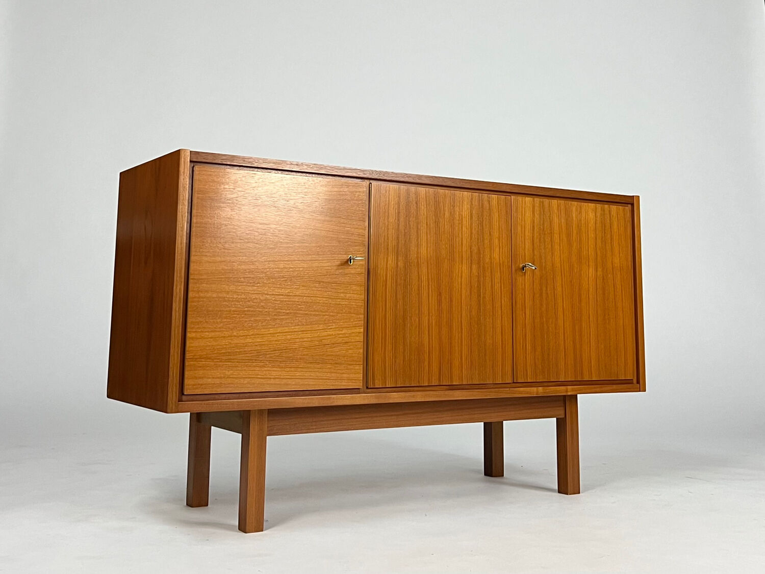 Vintage teak sideboard HiFi cabinet 60s 70s mid-century cupboard