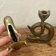 Pair of bronze candlesticks from the late 1950s