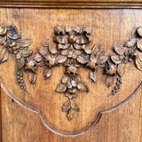 Antique carved wooden bookcase