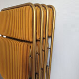 4 vintage Lafuma folding chairs