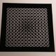 Vasarely silkscreen print - "Deep Kinetics" - 3D Illusion & Black and White