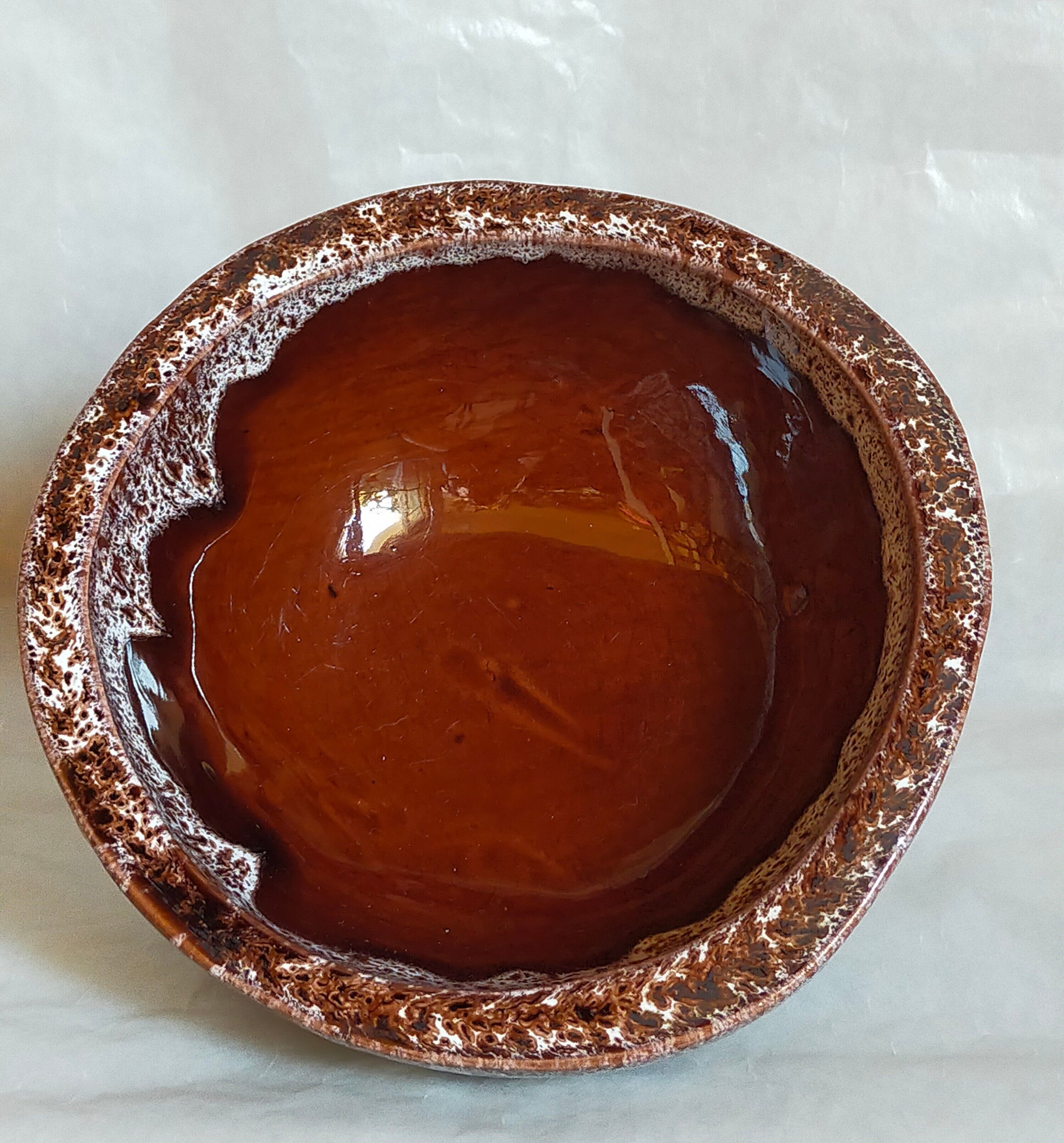 Ceramic tripod cup from accolay signed vintage