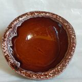 Ceramic tripod cup from accolay signed vintage