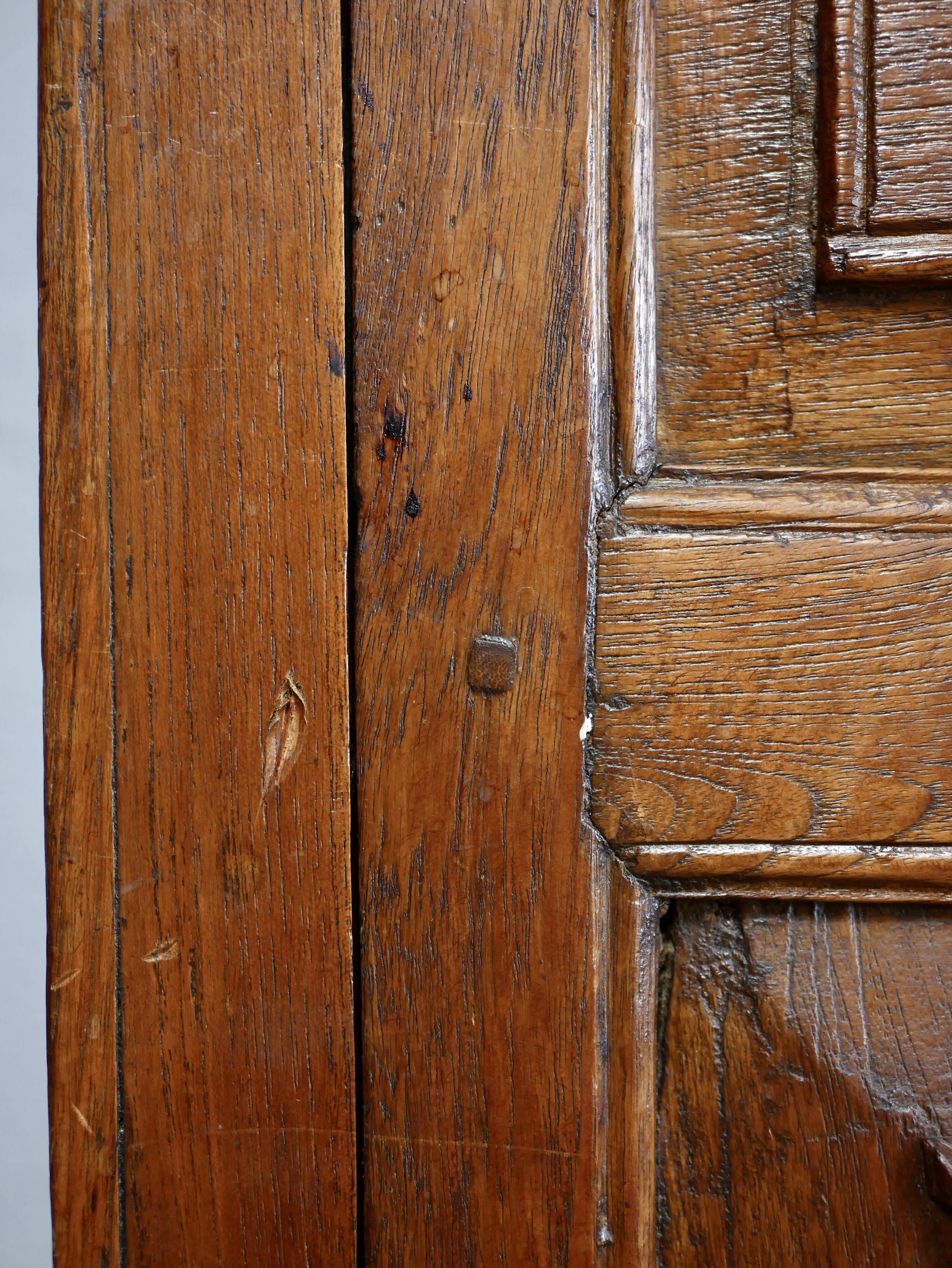 Antique carved wooden cabinet