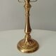 Art deco lamp in brass and opaline