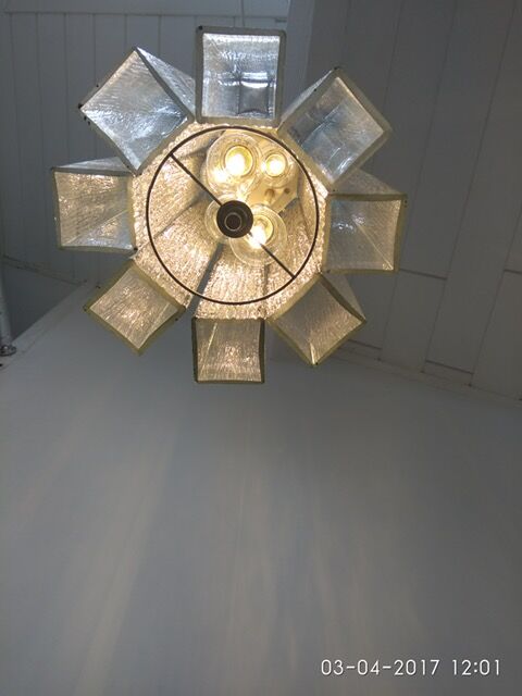 Suspension Doria in glass