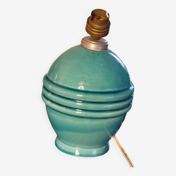 Turquoise ball lamp base