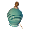 Turquoise ball lamp base