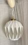 Suspension globe moderniste vintage 1950 style bauhaus