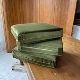 Scandinavian teak bench bed 140