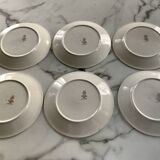 Very pretty vintage Digoin fern flat plates