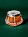 Orange sommerso jewellery box, Murano glass, Italy, 1970s
