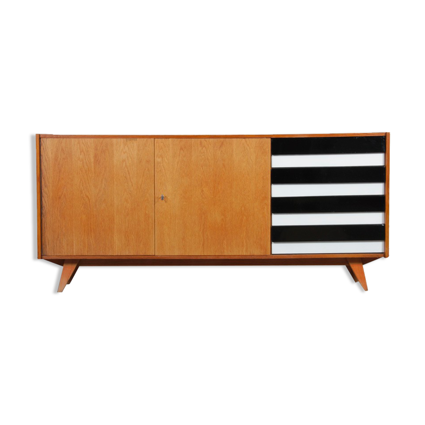 Oak enfilade by Jiri Jiroutek, model U-460, 1960