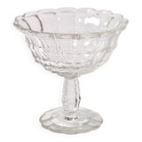Rare Vintage Glass Pedestal Bowl: Rudolf Schröter Inwald Lord Design / 1935