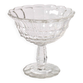 Rare Vintage Glass Pedestal Bowl: Rudolf Schröter Inwald Lord Design / 1935