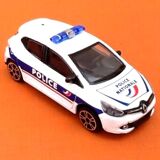 Renault Clio Police miniature car