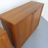 Large teak chest by H. W. Klein for Bramin, 1960s