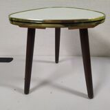 Formica tripod rests plant holder - white - vintage