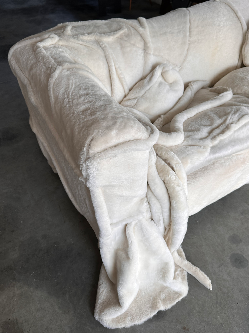 Vintage Sofa 'Octopus', upholstered by Carine Boxy, Belgium, 2024