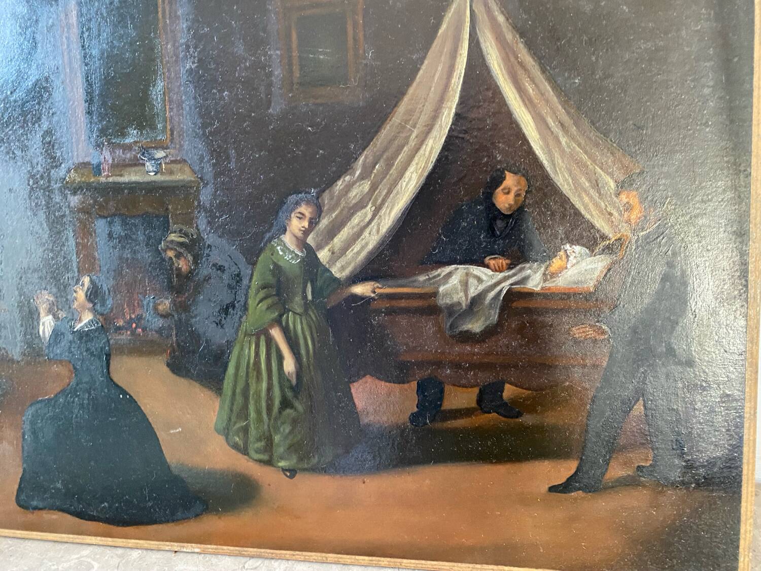 Ex-voto on wood, 20th century