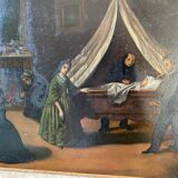 Ex-voto on wood, 20th century
