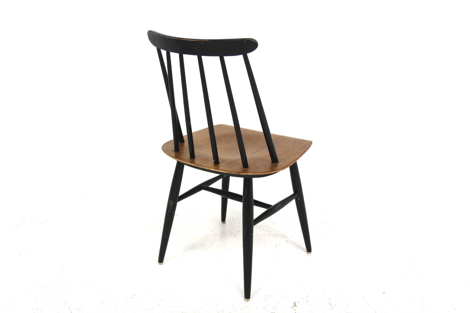 Set de 4 chaises "Fanett" en teck par Ilmari Tapiovaara, Suède, 1960