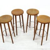 4 tabourets de bar, années 1970