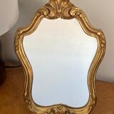 Golden vintage mirror